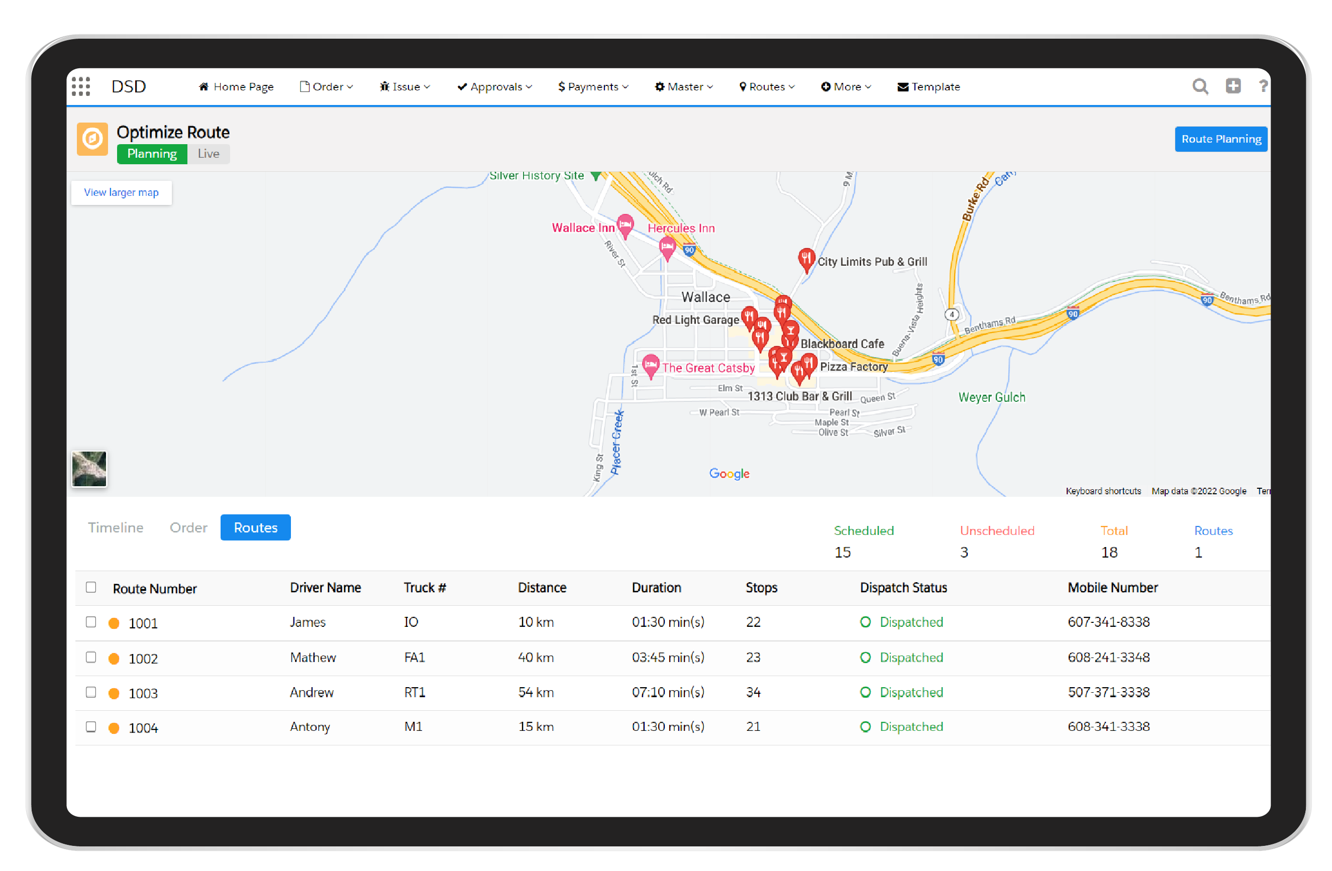 Route Optimization Software